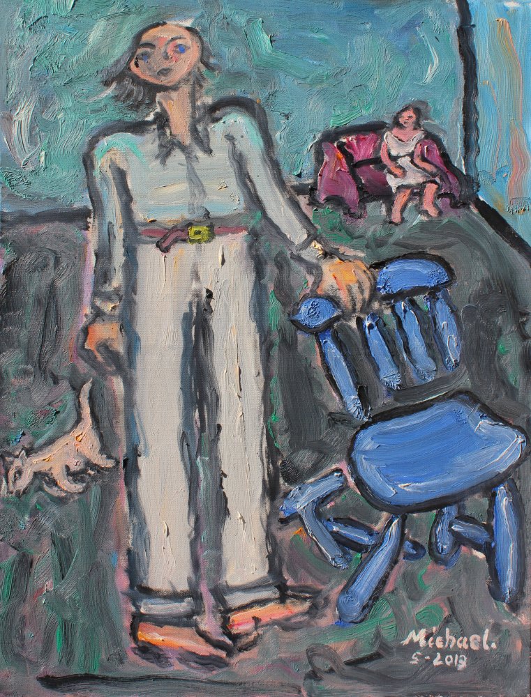 Michael Sarjeant - The broken blue chair